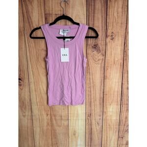 LNA Clothing Ribbed Pink Tank Women's Size XS New with tags